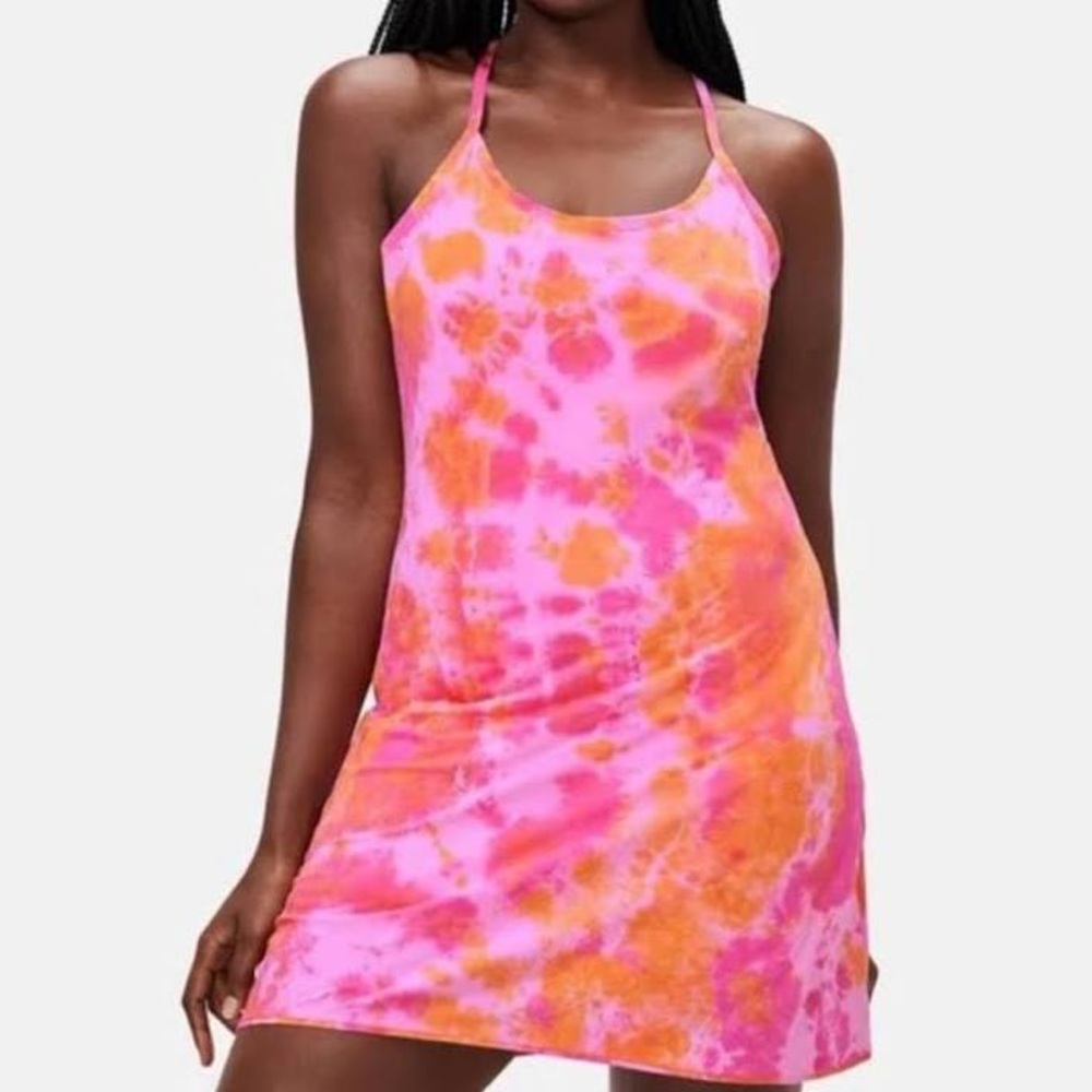 Outdoor Voices Tie Dye Exercise Dress - Size L. NEW WITH TAGS!